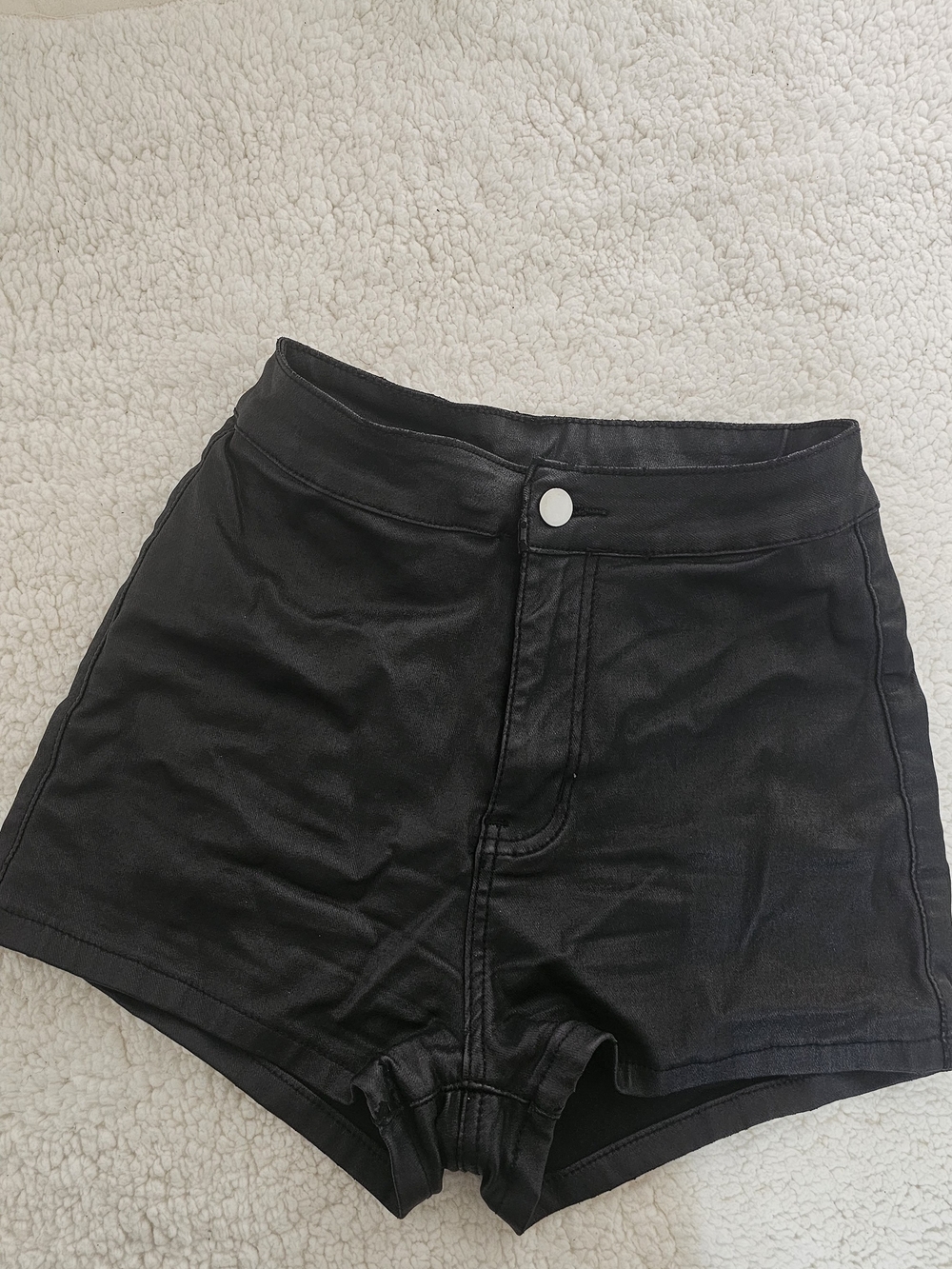 Women’s High-Waist Black Shorts